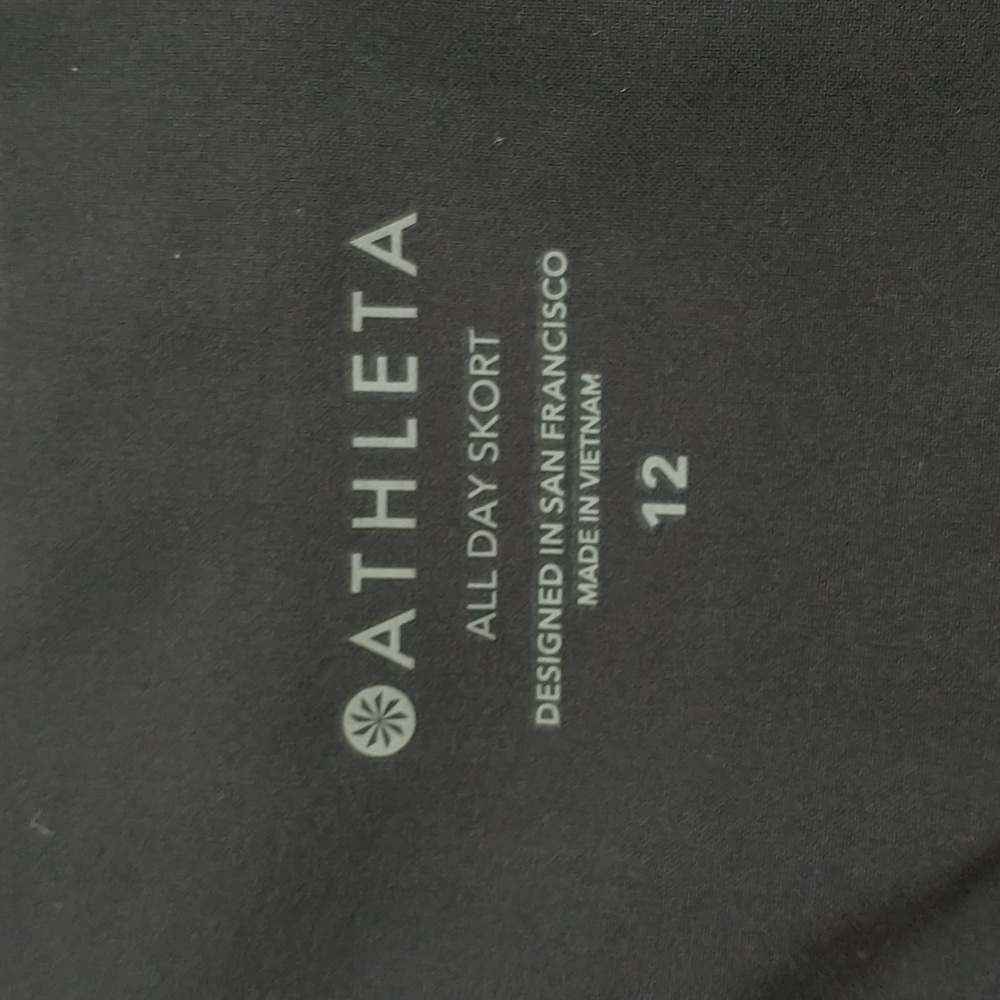 Athleta All Day Skort Black Size 12 - Picture 5 of 11